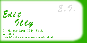 edit illy business card